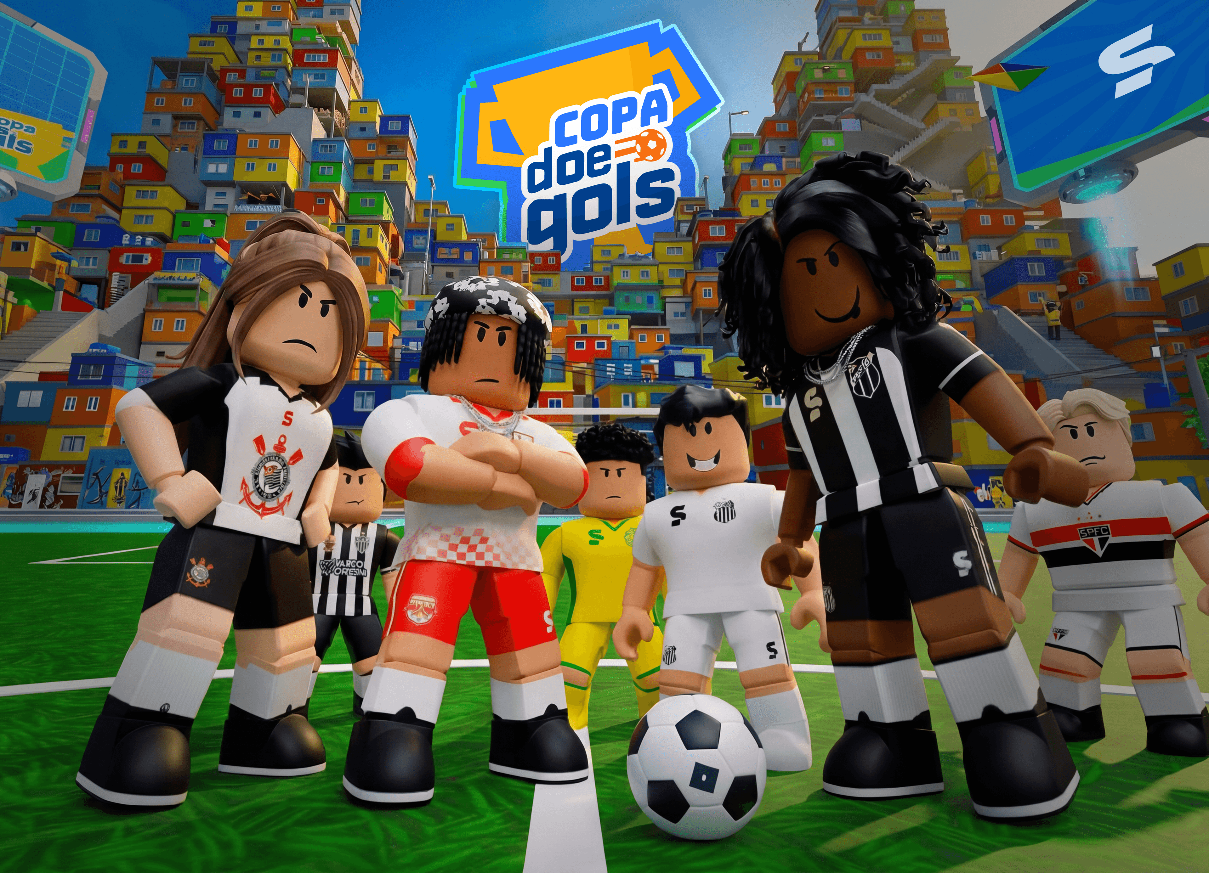 Personagens da Copa Doe Gols no Roblox